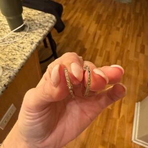 Elegant Silver Hoop Earrings
